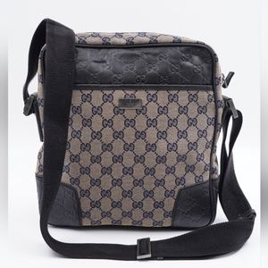💖 Gucci Monogram Crossbody Messenger Bag